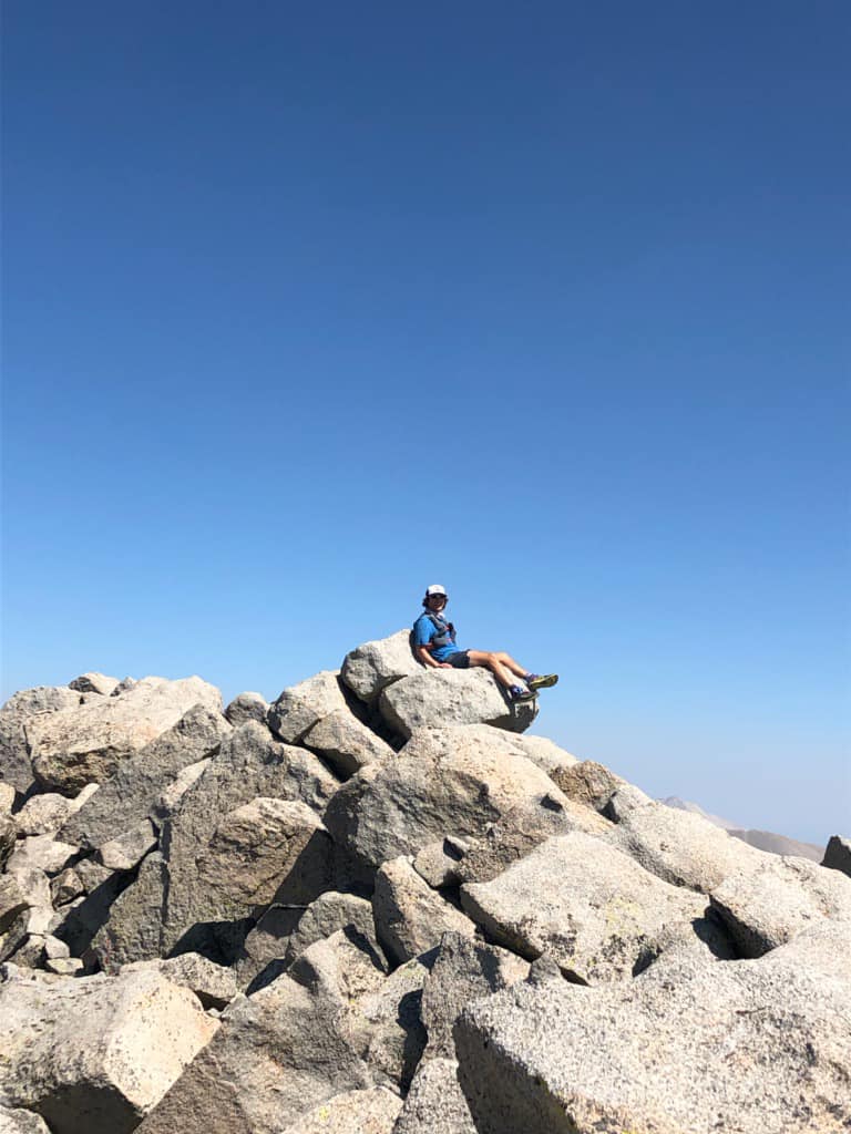 Me on the top of 14er Mt Shavano